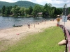 Swim beach at Wells on Lake Adirondack