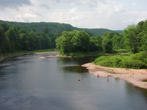 Sacandaga River view near Northville